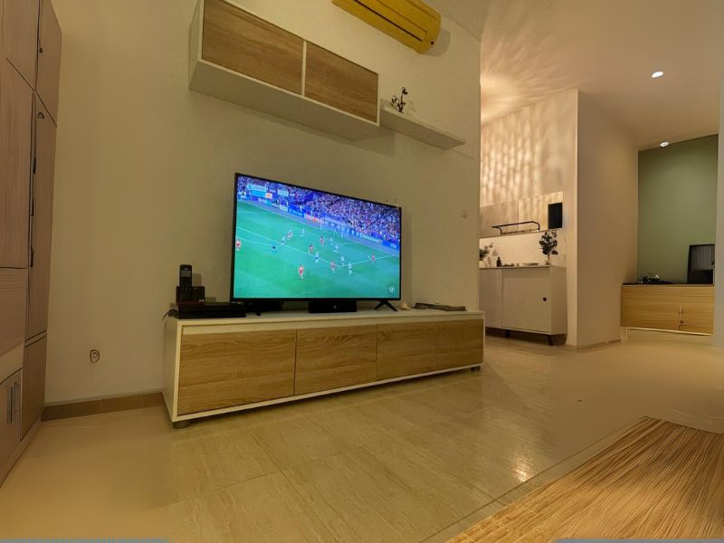 Foto de cliente de Mueble Salón TV Alida Roble Canadian Y Blanco Artik 200 cm