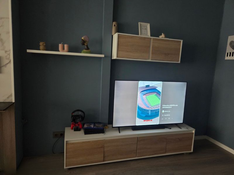 Foto de cliente de Mueble Salón TV Alida Roble Canadian Y Blanco Artik 200 cm