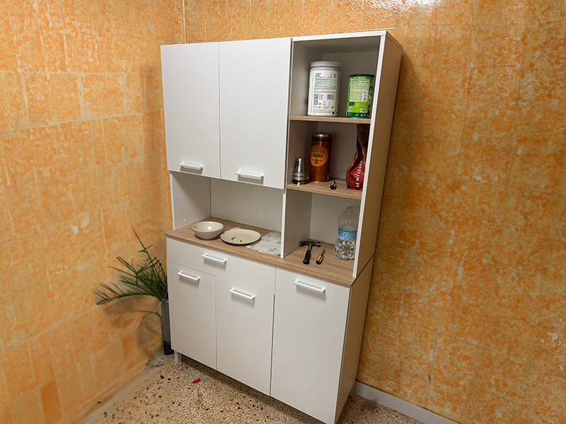 Foto de cliente de Mueble cocina auxiliar alto 5 p Yuka 108x186 cm