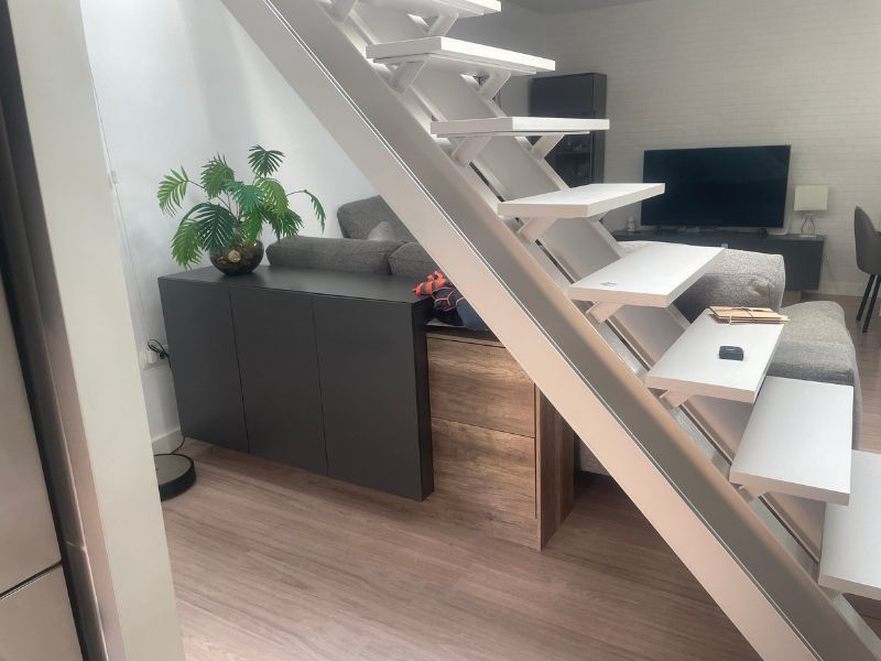 Foto de cliente de Aparador Salón Moderno Opec 3P 2C Roble Authe y Gris 184 cm