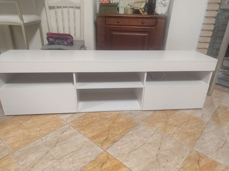 Foto de cliente de Mueble TV Oshi Salón Comedor Blanco Mate 175 cm