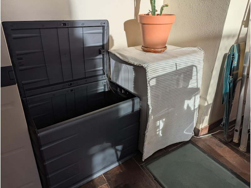 Foto de cliente de Baúl Exterior Jardín Space Saver Color Negro 80x61 cm