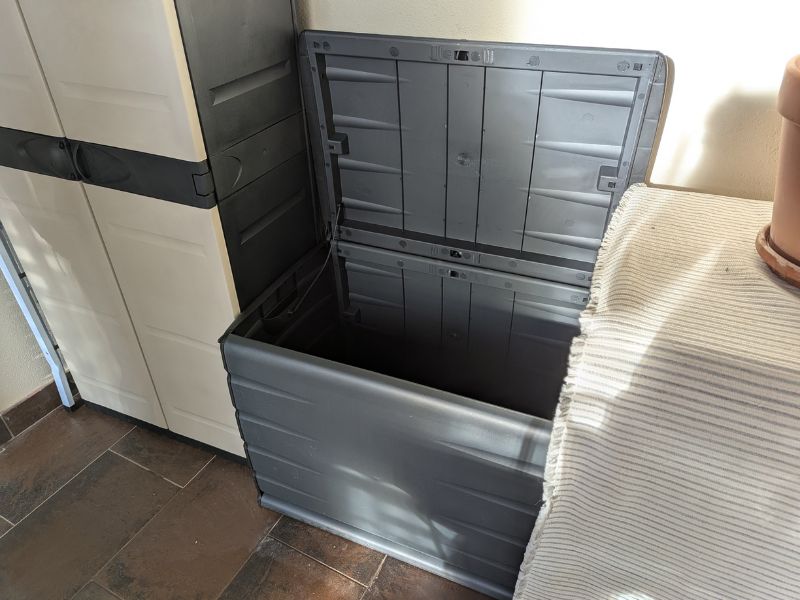 Foto de cliente de Baúl Exterior Jardín Space Saver Color Negro 80x61 cm