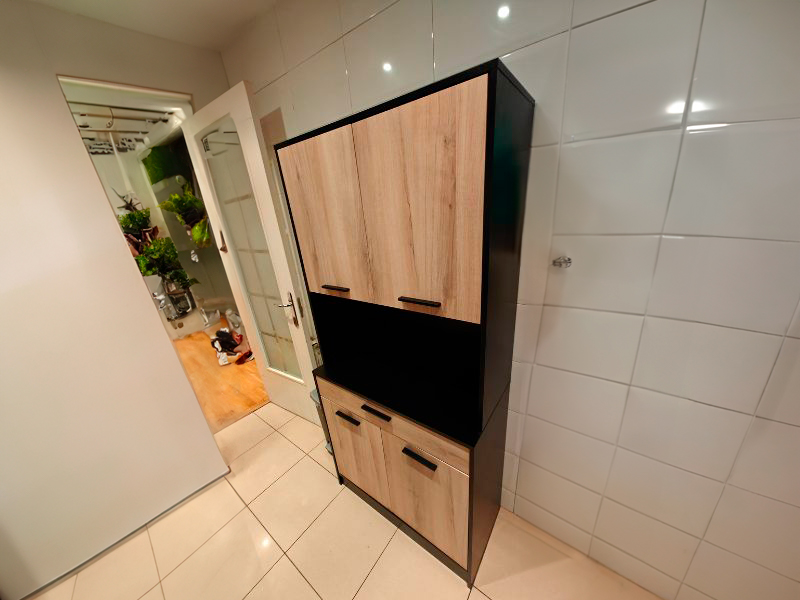 Foto de cliente de Mueble buffet Napoli roble Kronberg y negro mate 84x177 cm