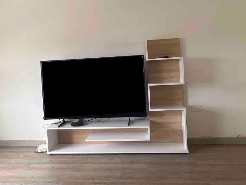 Foto de cliente de Mueble de Salón Comedor Snake Roble Sonoma Nymphaea Alba 160 cm