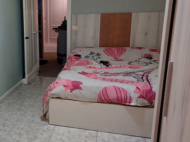 Foto de cliente de Cabecero De Cama Arles Blanco Albo y Roble Rayado 159 cm