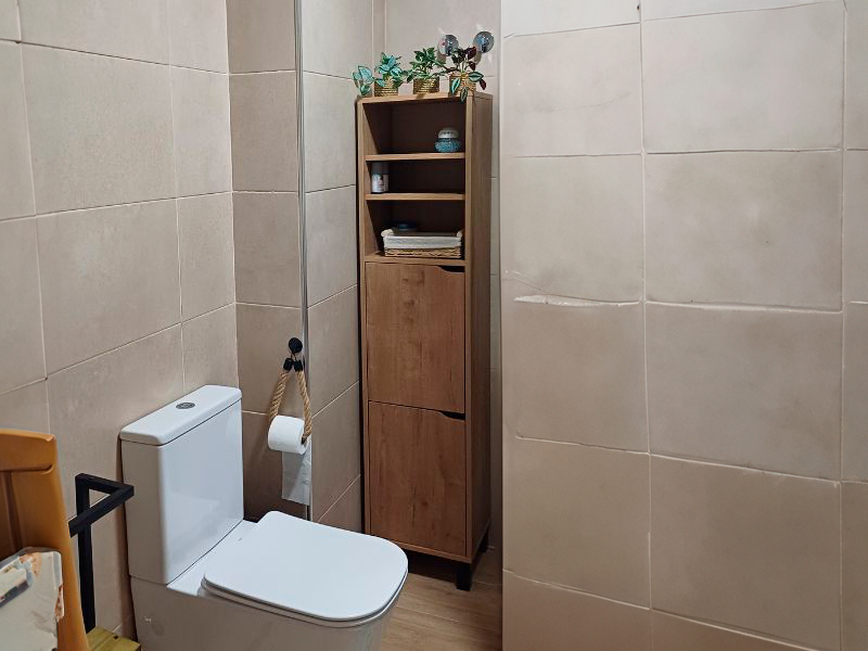 Foto de cliente de Columna de Baño Nadia Roble Gold 37x150 cm