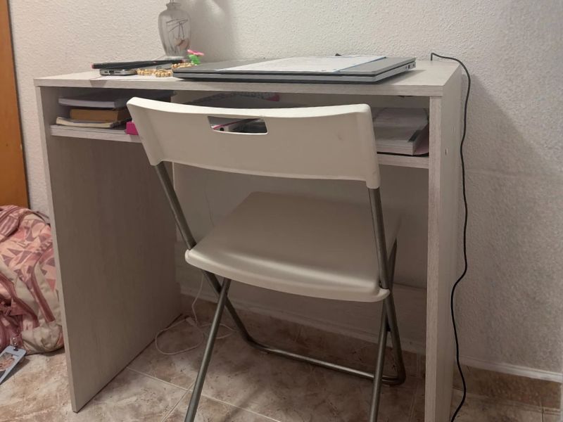 Foto de cliente de Mesa escritorio juvenil blanco alpes 79 cm