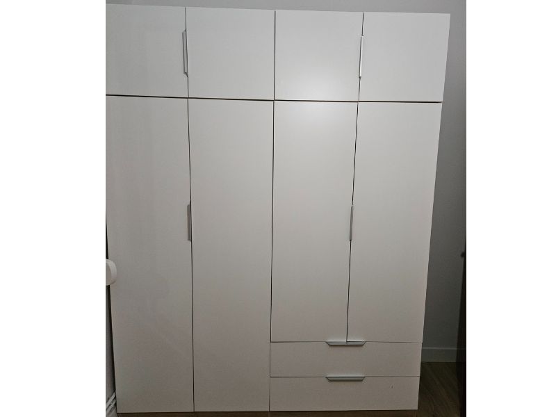 Foto de cliente de Armario Dormitorio Ghost 8p 2c Estilo Moderno Color Blanco Mate 203x157 cm