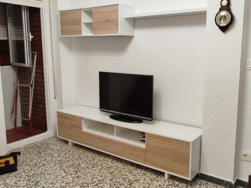 Foto de cliente de Mueble salon Belus estilo nordico 2 modulos 1 estante 200 cm