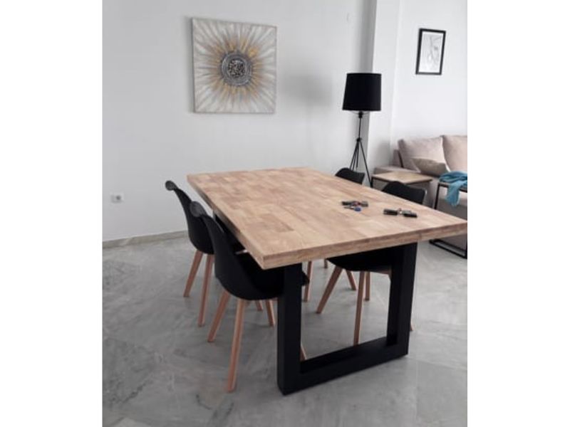 Foto de cliente de Mesa comedor Loft roble nordish salvaje industrial 160x100 cm