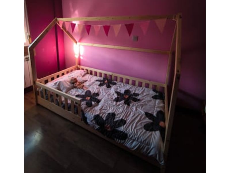 Foto de cliente de Cama Infantil Cabaña Bosco 90x190 Beige