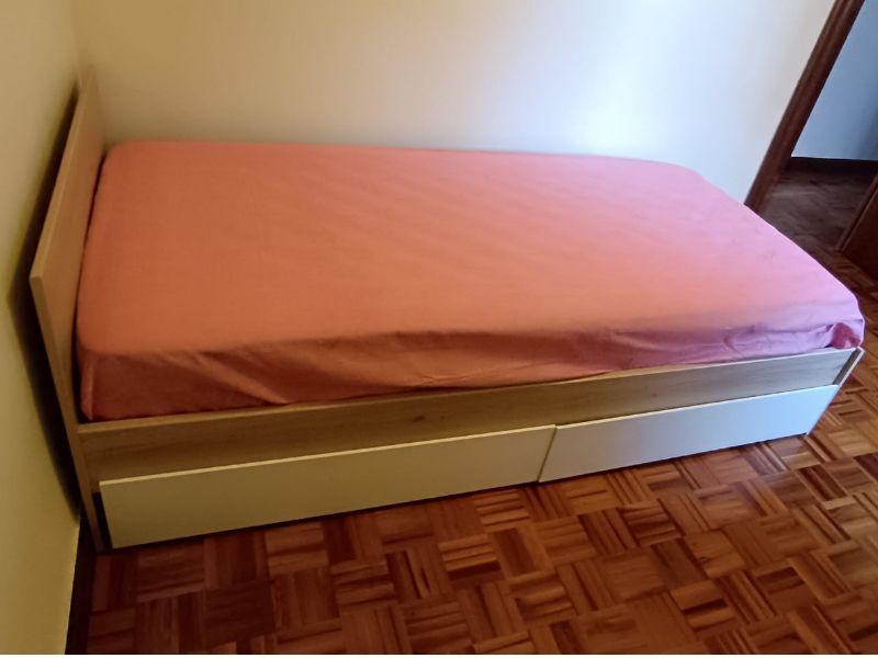 Foto de cliente de Cama Juvenil Child Roble Jackson con 2 Cajones Blanco Mate 90x190 cm