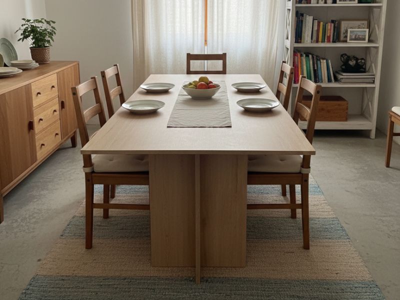 Foto de cliente de Mesa de comedor extensible Lead Roble Artisan 166-200x90 cm