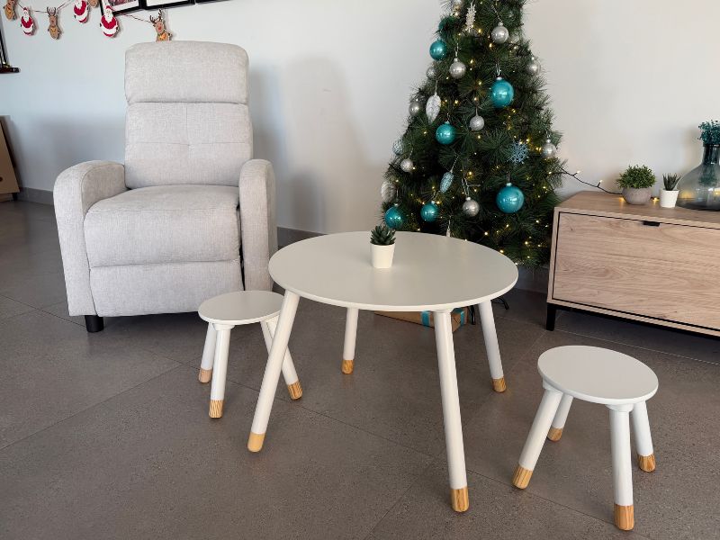Foto de cliente de Mesa Infantil Pack Douceur Mesa + Taburete Color Blanco