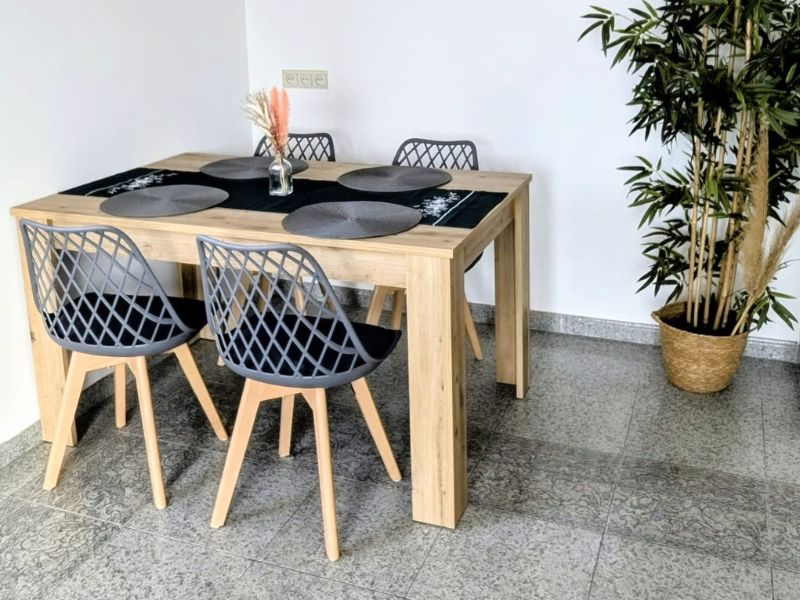 Foto de cliente de Mesa de Comedor Extensible Kendra Roble Nodi 140-190x90 cm