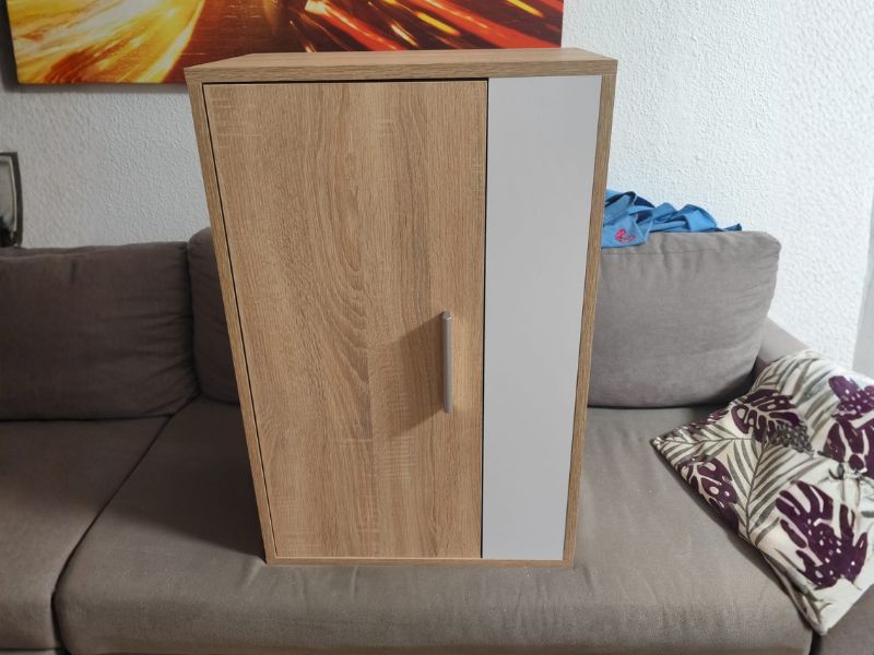 Foto de cliente de Mueble Salón Moderno Color Blanco Y Roble Sonoma 190 cm