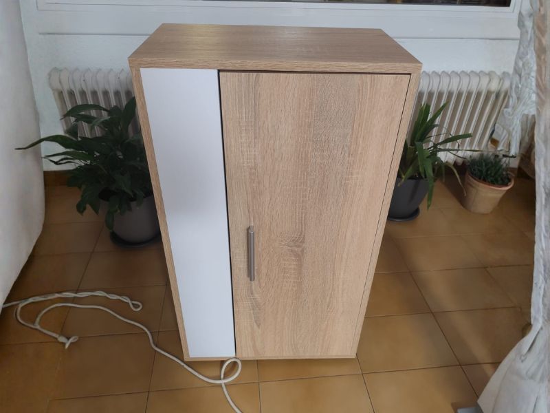 Foto de cliente de Mueble Salón Moderno Color Blanco Y Roble Sonoma 190 cm