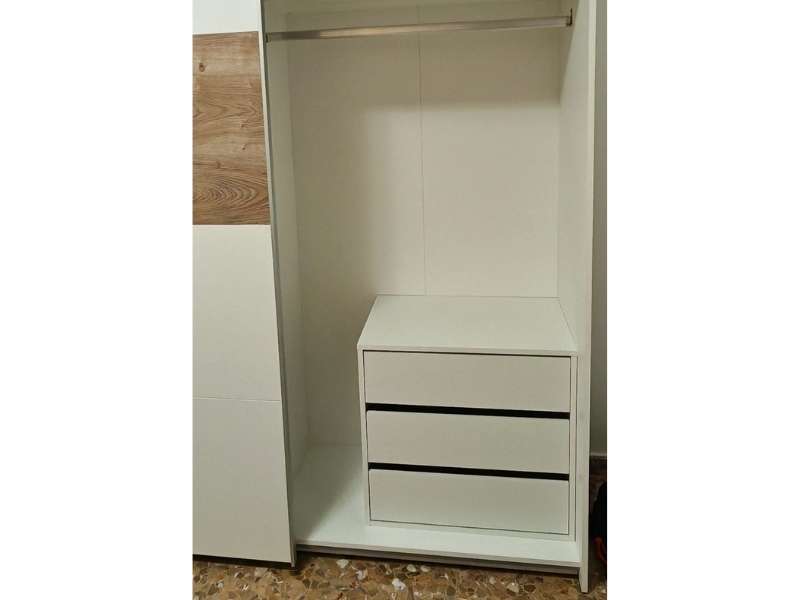 Foto de cliente de Cómoda Sven con 3 Cajones Blanco Mate 77x82 cm