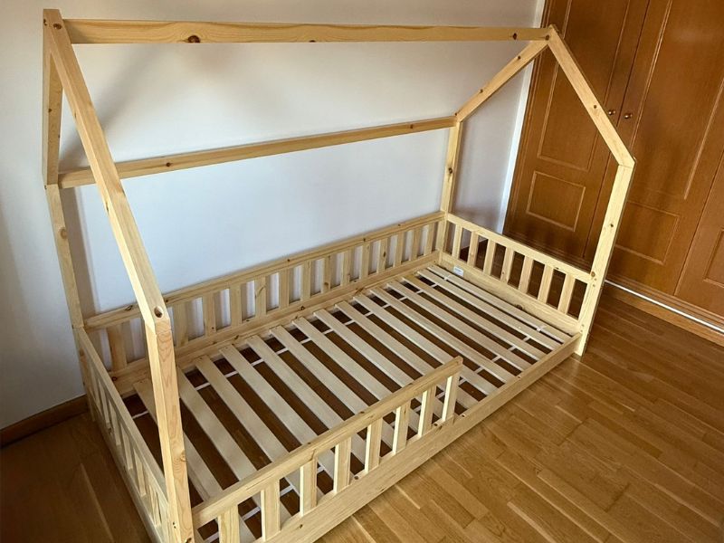 Foto de cliente de Cama Infantil Cabaña Bosco 90x190 Beige