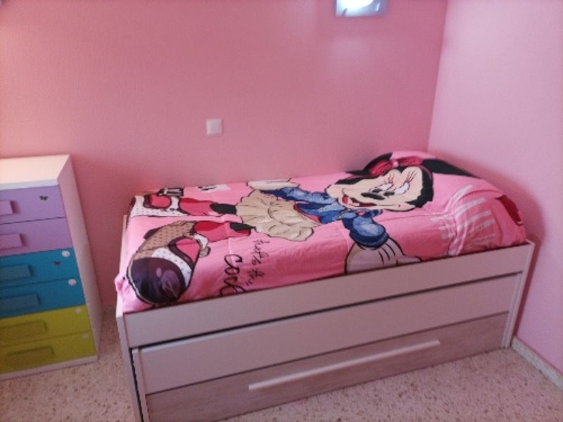 Foto de cliente de Cama Nido con Cajones Elliot 190x90 cm + Estantería Blanco