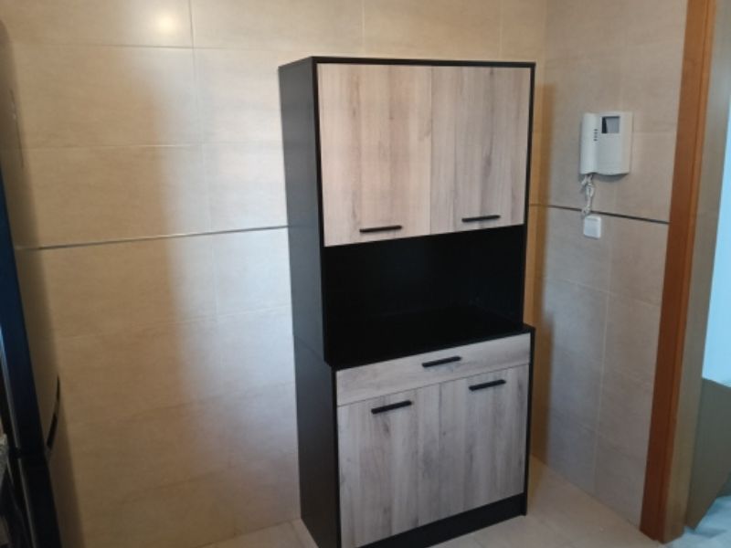 Foto de cliente de Mueble buffet Napoli roble Kronberg y negro mate 84x177 cm