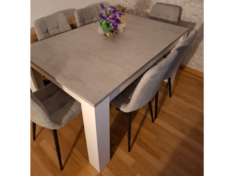 Foto de cliente de Silla Salón Comedor Portland Color Gris