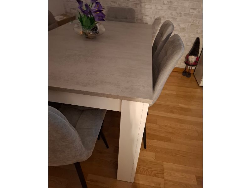 Foto de cliente de Silla Salón Comedor Portland Color Gris