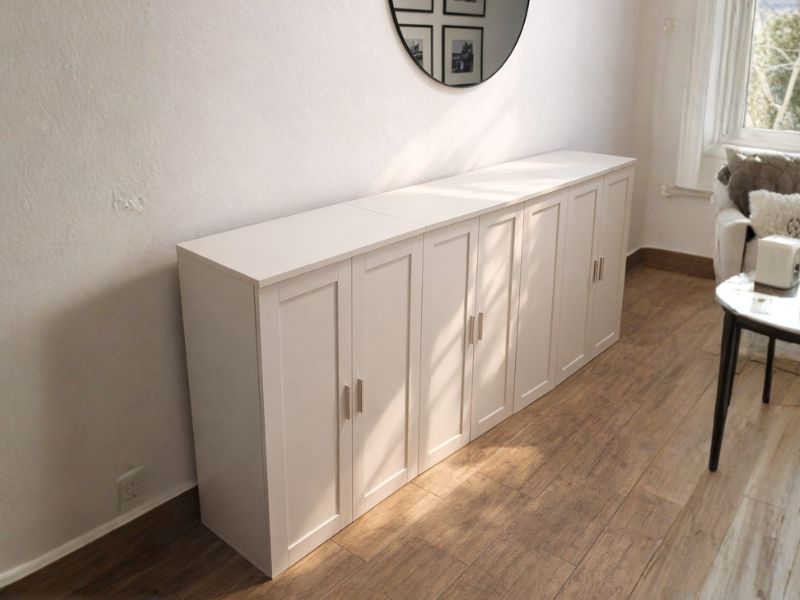 Foto de cliente de Mueble Zapatero Nápoles Color Blanco 60 cm
