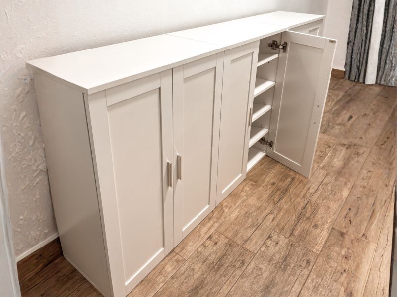 Foto de cliente de Mueble Zapatero Nápoles Color Blanco 60 cm