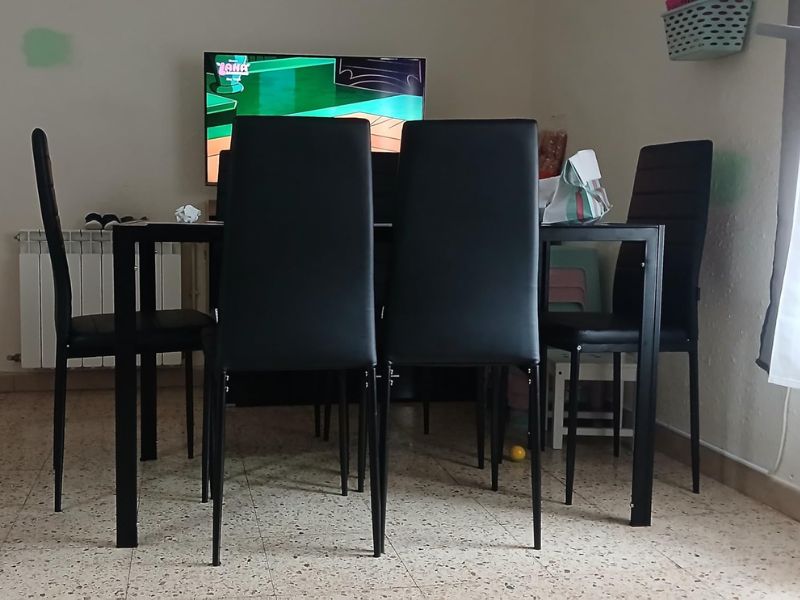 Foto de cliente de Silla de Comedor Avat Estilo Industrial Color Negro