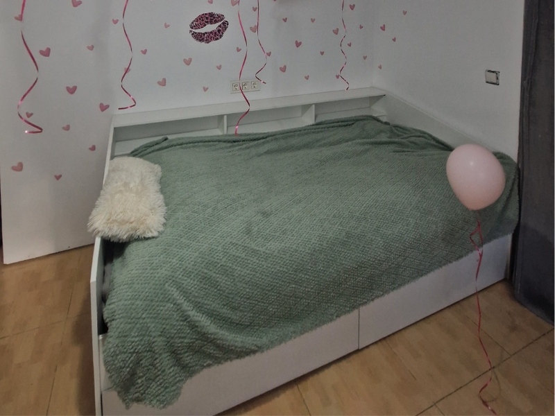 Foto de cliente de Cama Juvenil Style Color Blanco Juvenil 90x190/200 cm