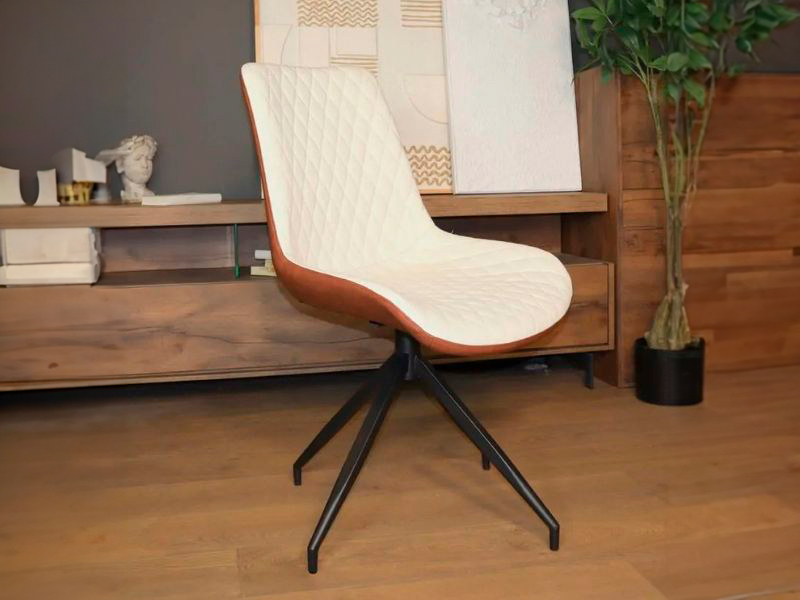 Foto de cliente de Silla Comedor Fraga Color Beige Y Marrón