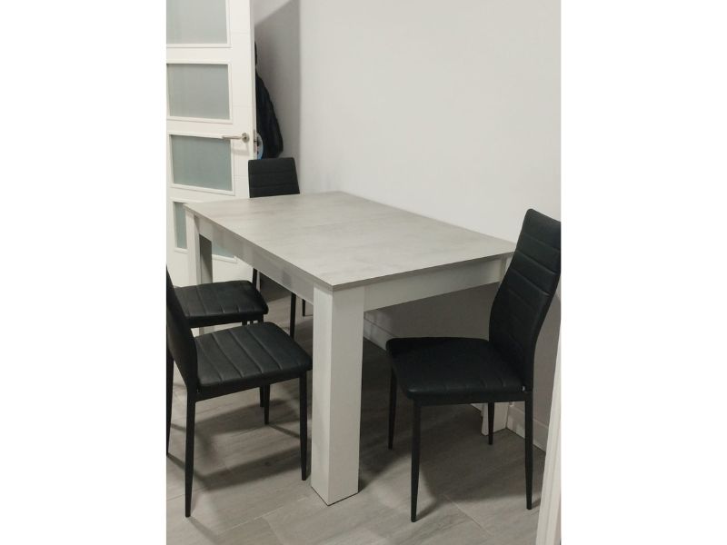 Foto de cliente de Pack salón comedor color cemento estilo industrial