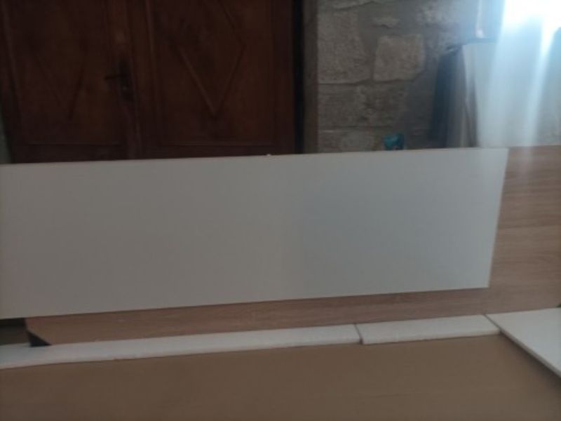 Foto de cliente de Cabecero De Cama Superpuesto Vilo Color Blanco Y Roble Cambrian 185 cm