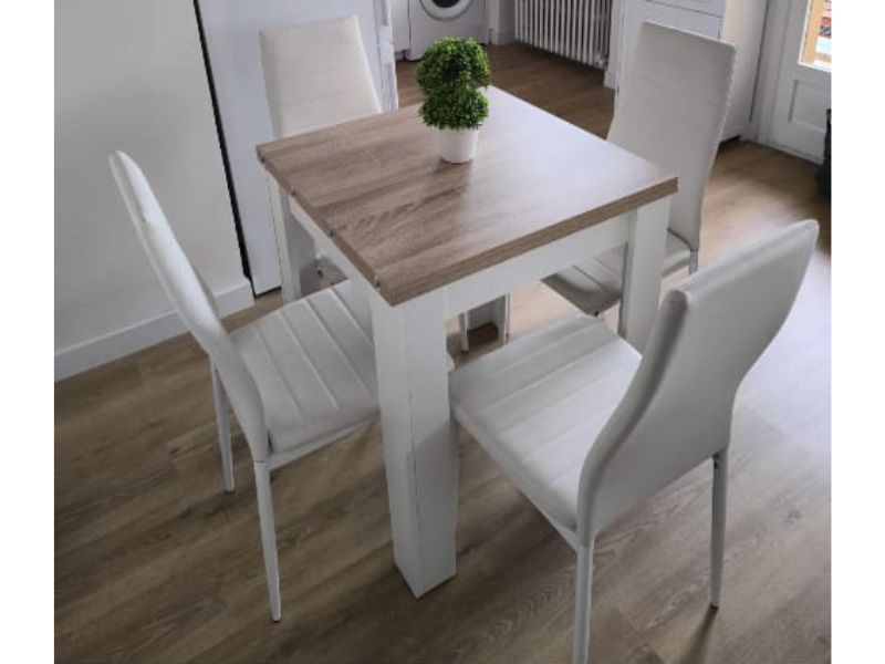 Foto de cliente de Silla de Comedor Avat Moderna en Color Blanco