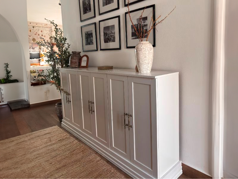 Foto de cliente de Mueble Zapatero Nápoles Color Blanco 60 cm