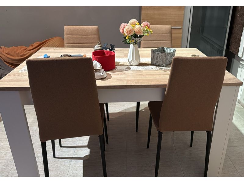Foto de cliente de Silla de Comedor Avat Estilo Industrial Color Marrón