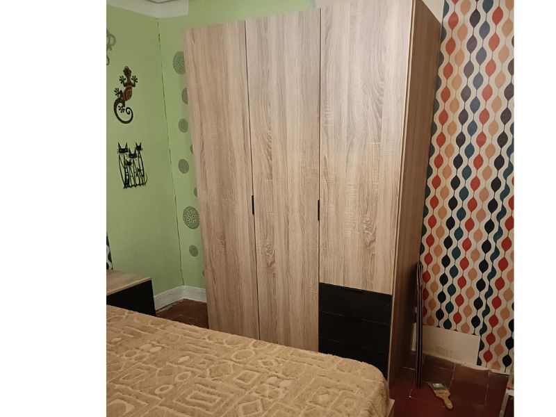 Foto de cliente de Armario ropero Andy 3 puertas 3 cajones 121x180 cm
