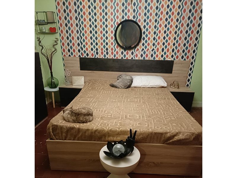 Foto de cliente de Cama de Matrimonio Con Cajones 150x190 Color Roble