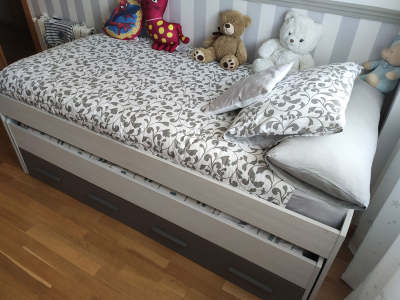 Foto de cliente de Cama Nido Doble con Cajones Juvenil 190x90 cm