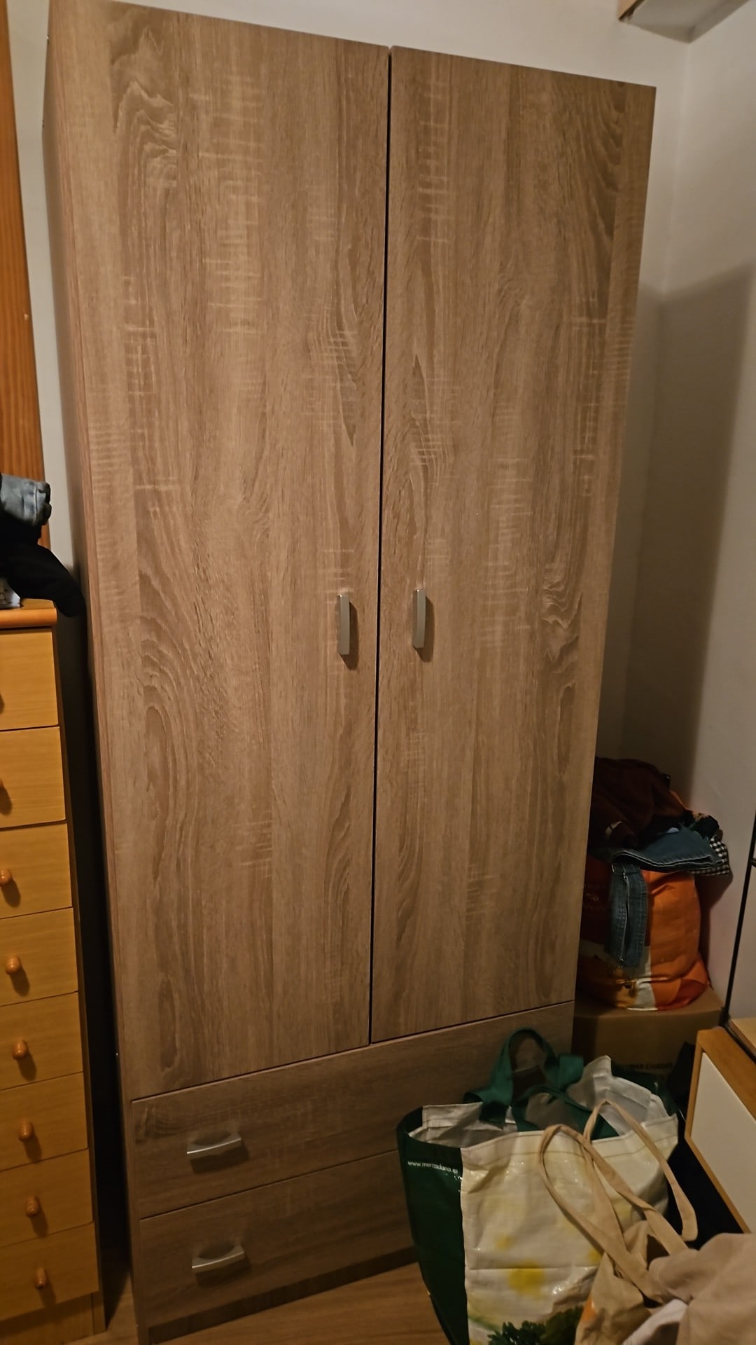 Foto de cliente de Armario para Dormitorio 2 Puertas Roble Cambrian 74x180 cm