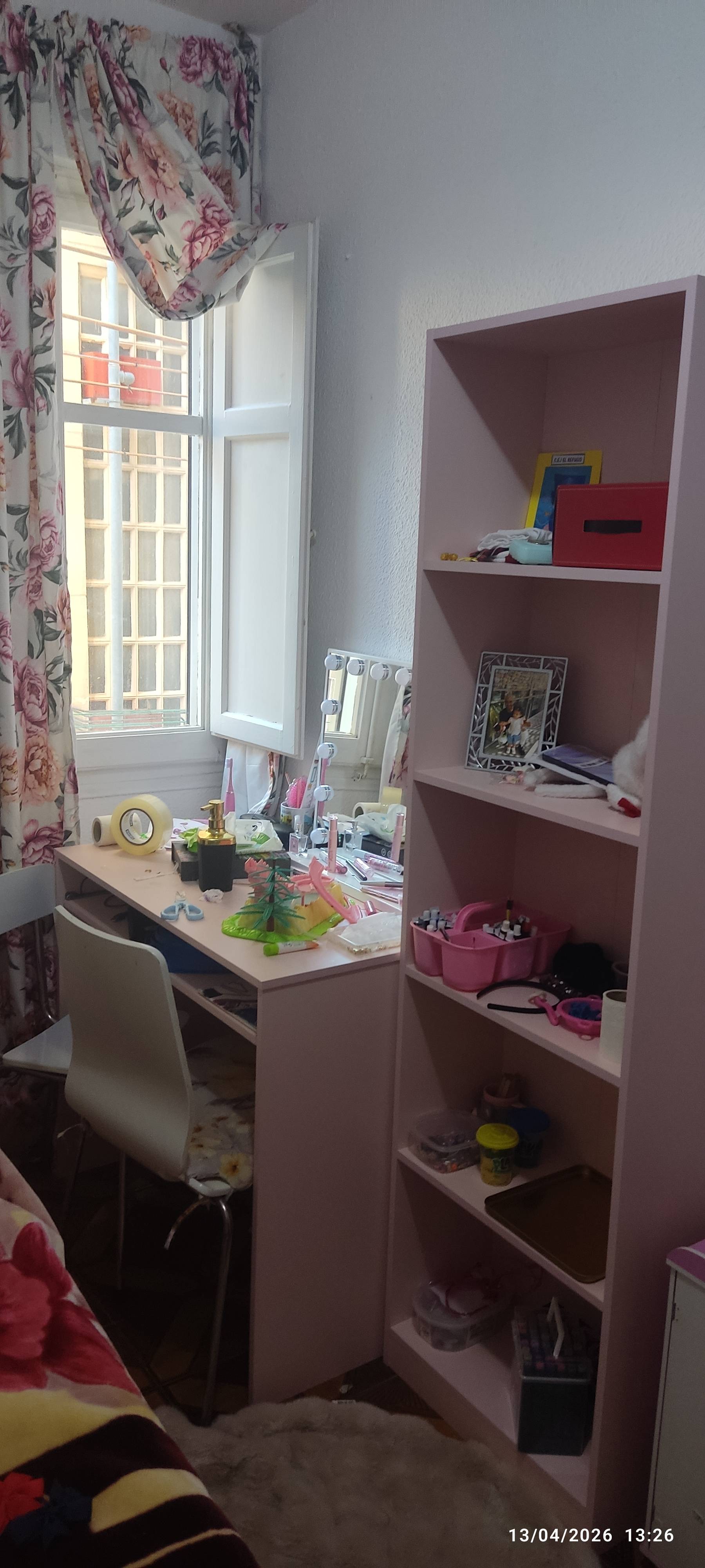 Foto de cliente de Habitación Juvenil Moderna Gris y Rosa Juvenil Completa CON SOMIERES