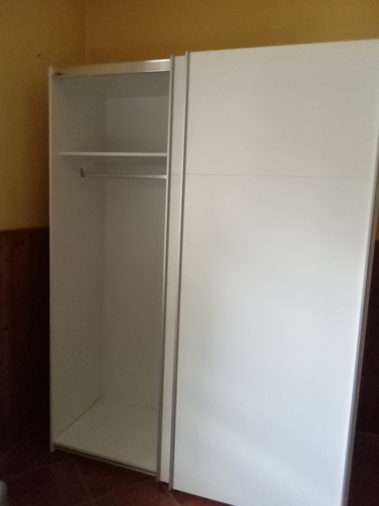 Foto de cliente de Armario con 2 Puertas Correderas Color Blanco Artik 150x200 cm