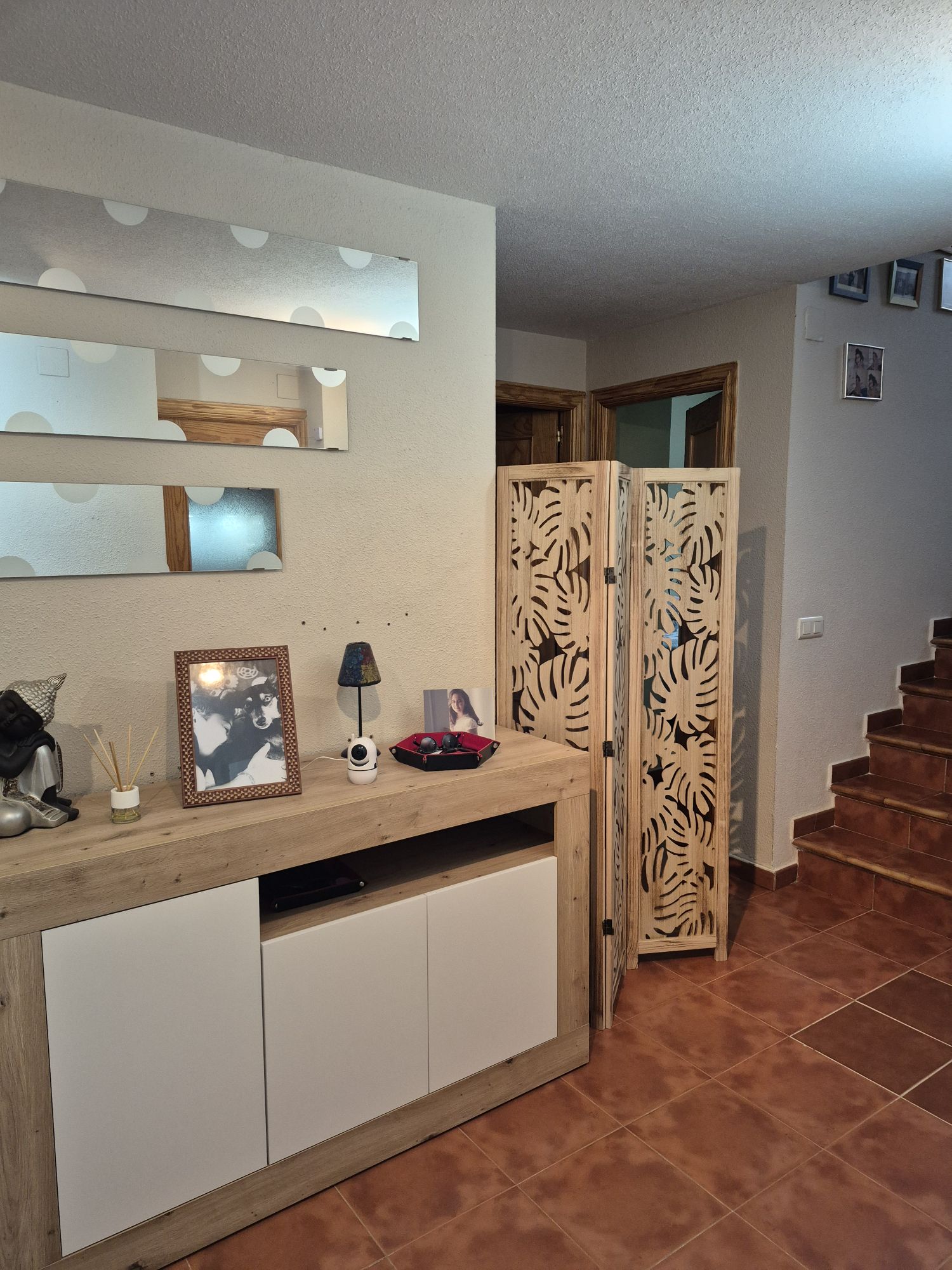 Foto de cliente de Biombo Separador De Ambientes 3 Paneles Palm Color Roble