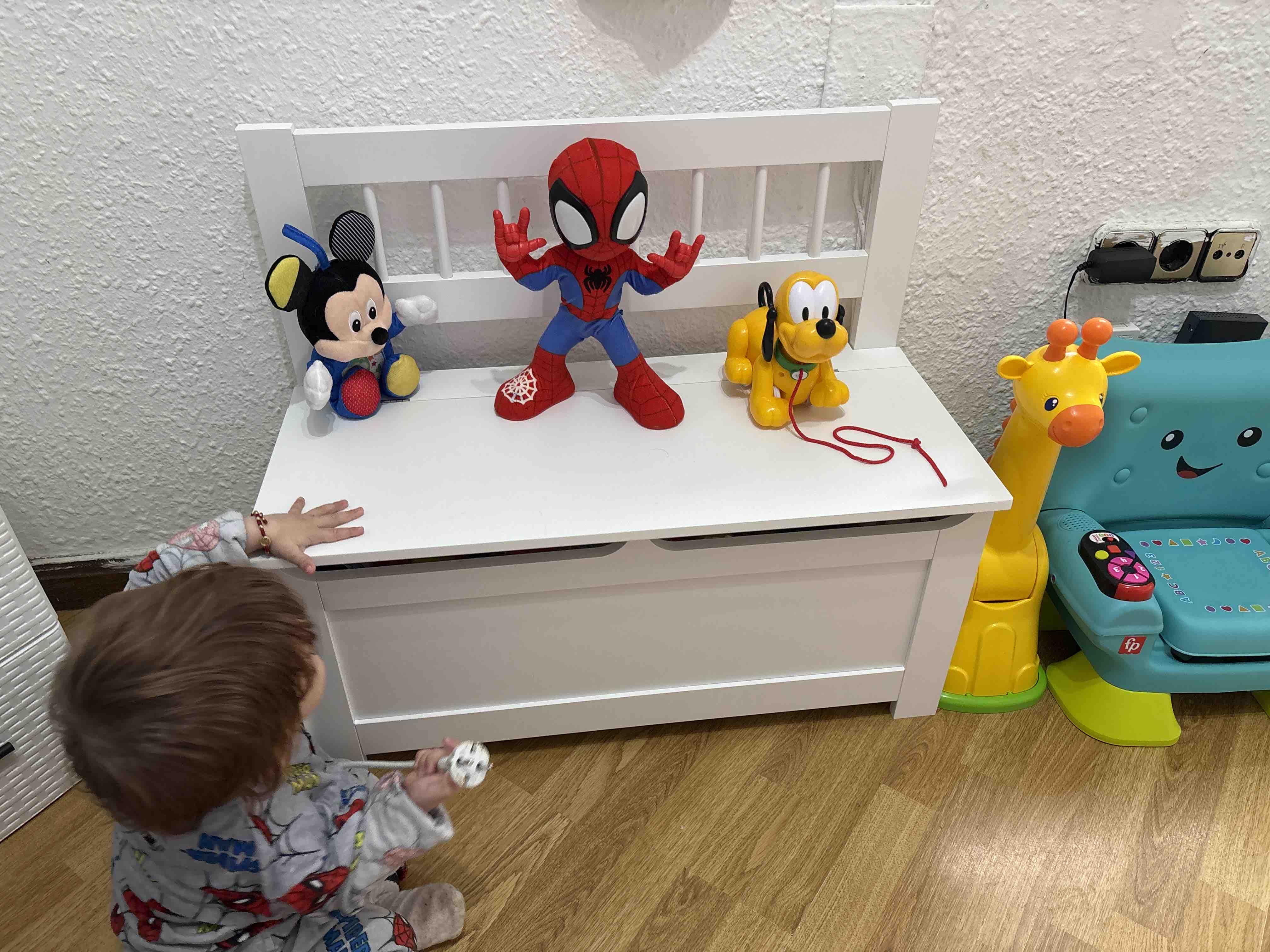 Foto de cliente de Mueble Infantil Baúl Color Blanco 74x64x34 cm