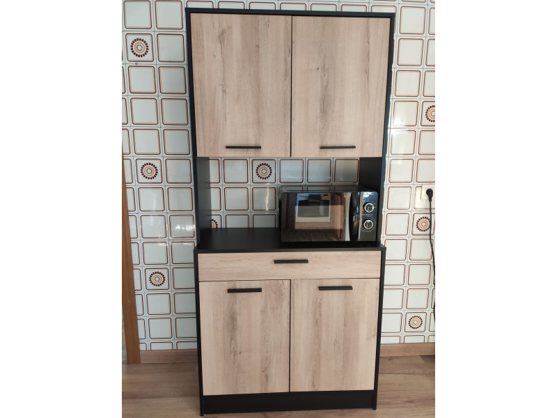Foto de cliente de Mueble buffet Napoli roble Kronberg y negro mate 84x177 cm