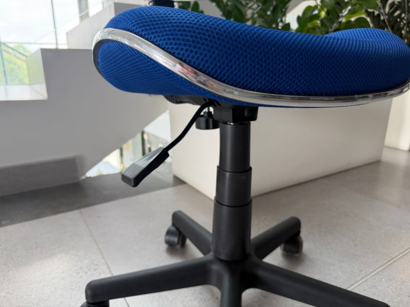 Foto de cliente de Silla escritorio Juvenil Bambola Color Azul y Negro
