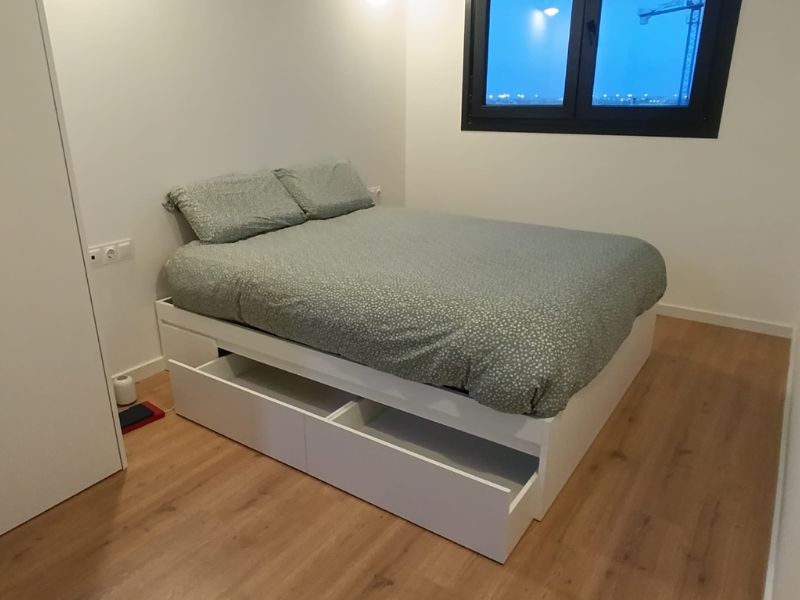 Foto de cliente de Cama de Matrimonio 4 Cajones Blanco Artik 150x190