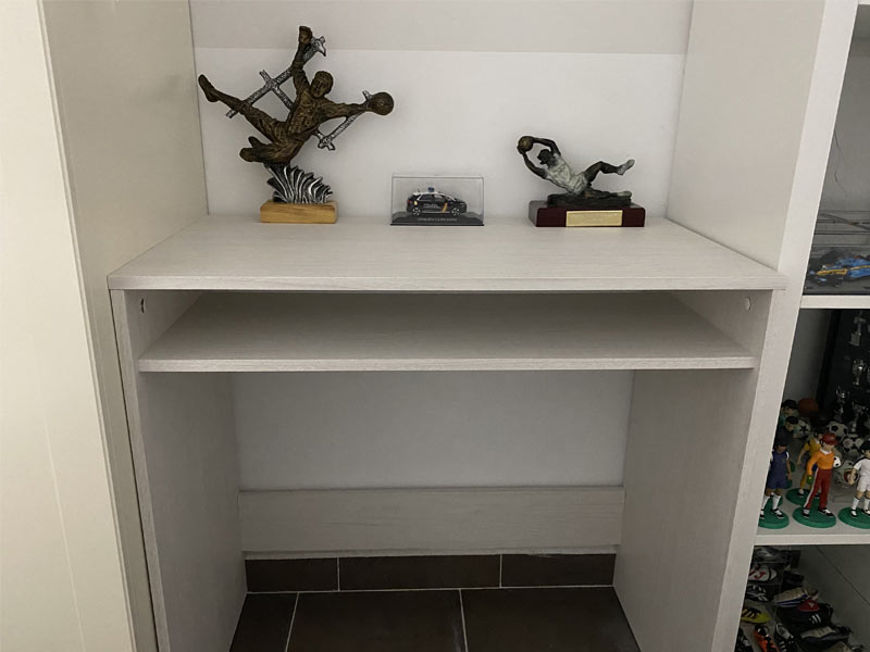 Foto de cliente de Mesa escritorio juvenil blanco alpes 79 cm